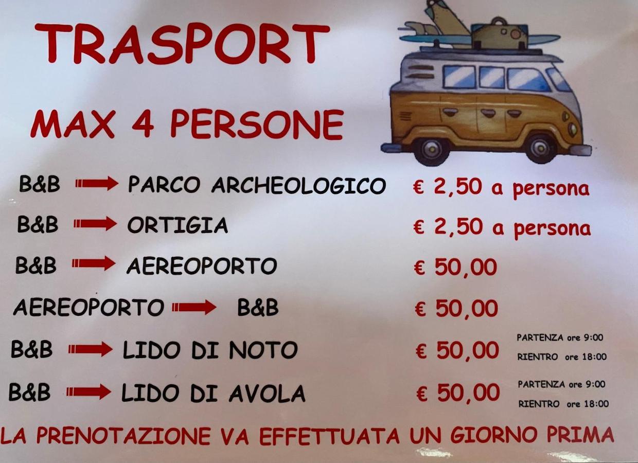 B&B L'Infiorescenza New Syracuse Bagian luar foto